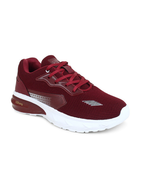 

Champs Men Burgundy Mesh Running Non-Marking Shoes