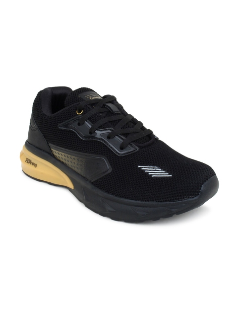 

Champs Men Black Memory Foam Running Sports Shoes