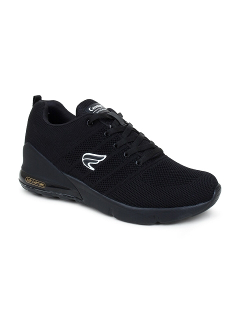 

Champs Men Black Mesh Running Non-Marking Shoes
