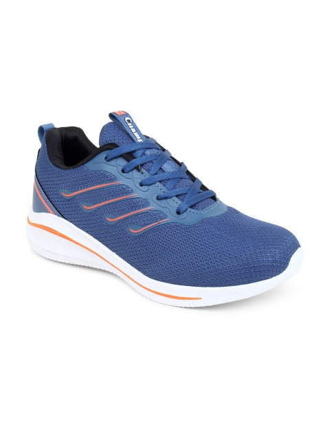 

Champs Men Blue & Orange Mesh Running Non-Marking Shoes
