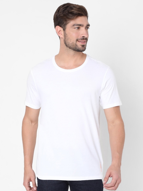 

SPYKAR Men Multicoloured Raw Edge Slim Fit T-shirt, Multi