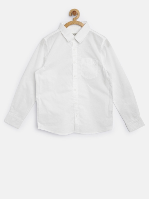 

Pepe Jeans Boys White Solid Shirt