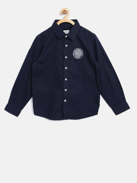 

Pepe Jeans Boys Navy Printed Shirt, Navy blue