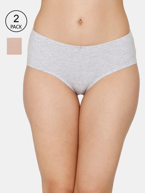 

Coucou Women Pack of 2 Assorted Hipster Briefs