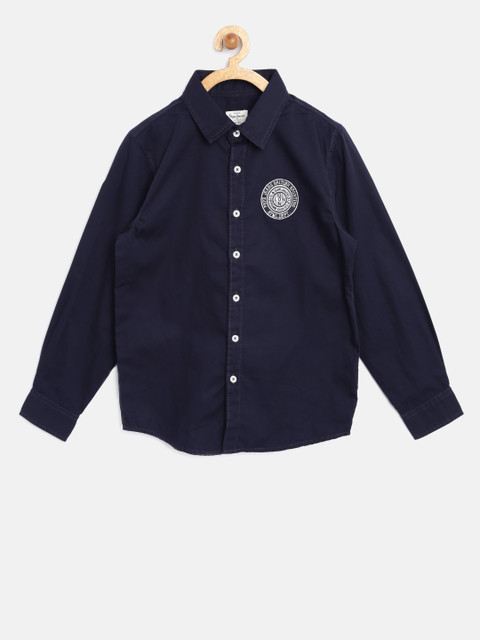 

Pepe Jeans Boys Navy Printed Shirt, Navy blue