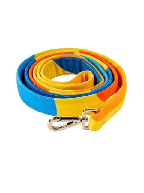 

thepawpstarco Kids Yellow & Blue Printed Pet Leashes