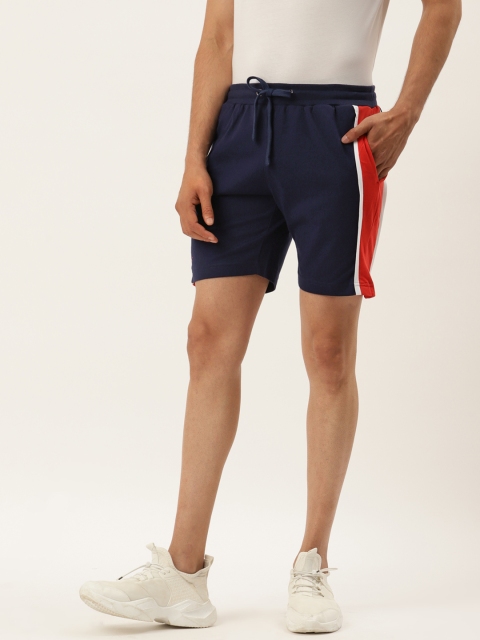 

AM SWAN Men Navy Blue Shorts