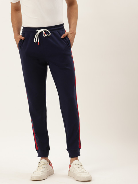 

AM SWAN Men Navy Blue Joggers