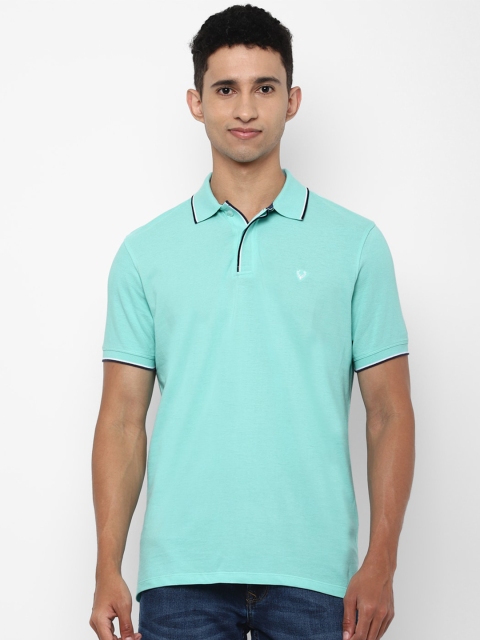 

Allen Solly Men Green Polo Collar T-shirt