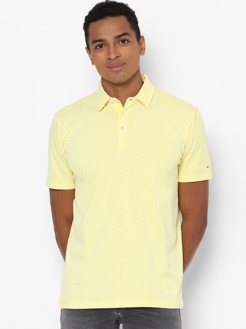 

Allen Solly Men Yellow Polo Collar T-shirt
