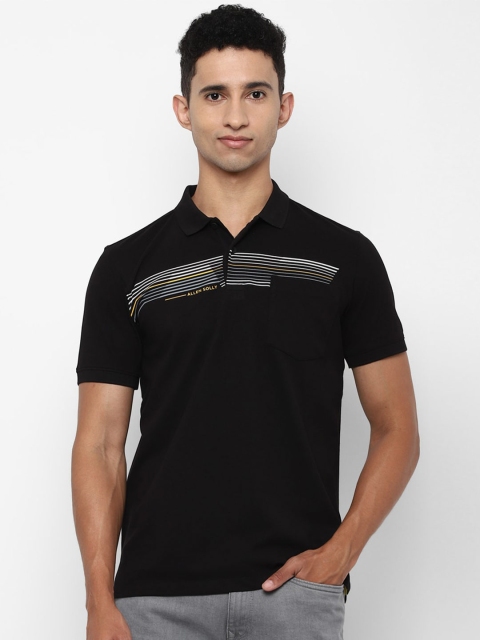 

Allen Solly Men Black Polo Collar T-shirt