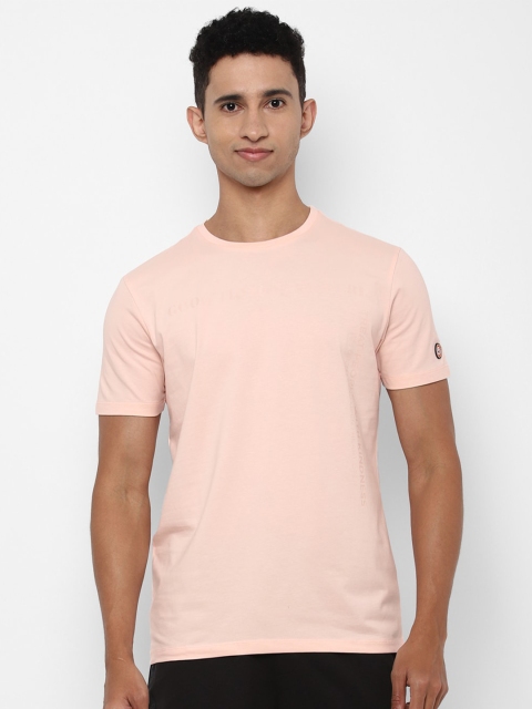 

Allen Solly Men Peach-Coloured T-shirt