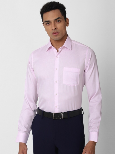 

Van Heusen Men Pink Slim Fit Pure Cotton Formal Shirt