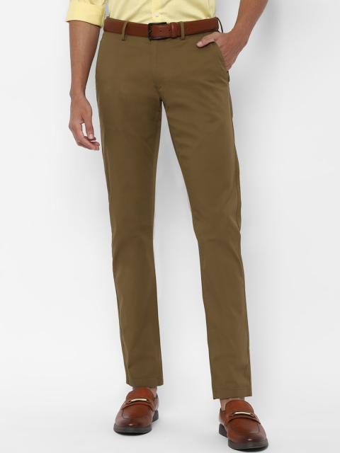 

Allen Solly Men Brown Slim Fit Trousers