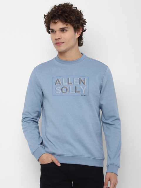 

Allen Solly Men Blue Typography Sweatshirt