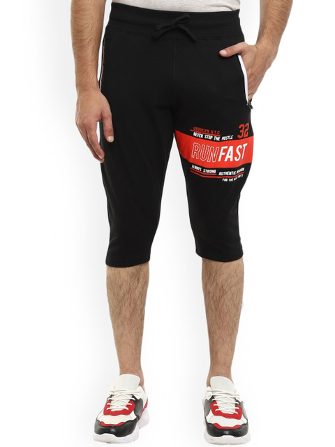 

V-Mart Men Black Printed Outdoor Shorts