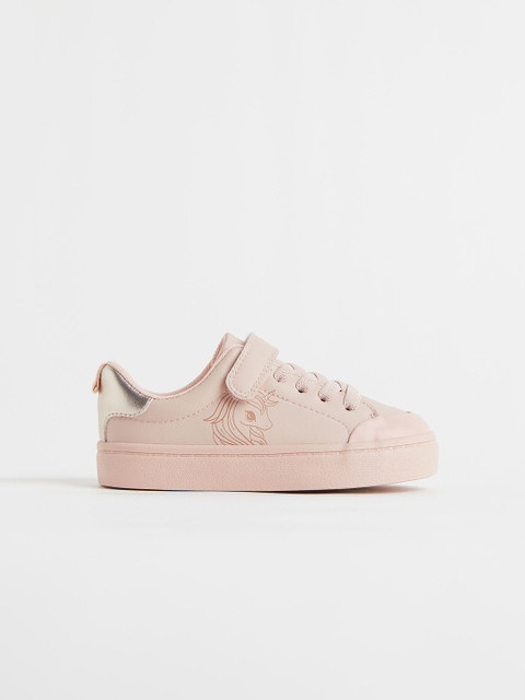 

H&M Girls Pink Solid Regular Trainers