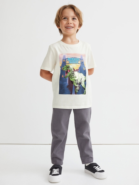 

H&M White Reversible Sequin T-Shirt