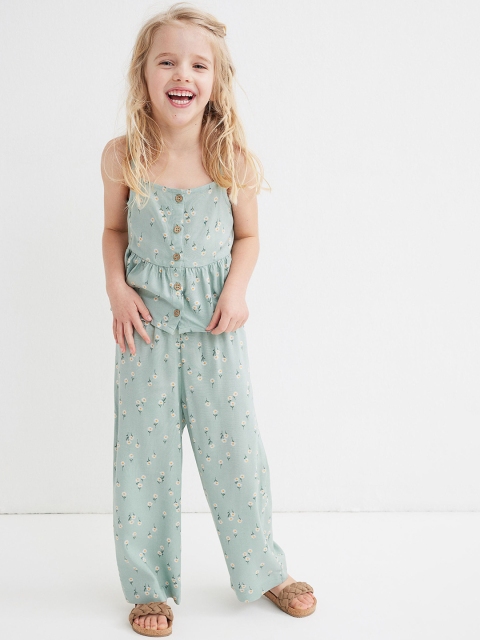 

H&M Girls Green Printed Co-Ords