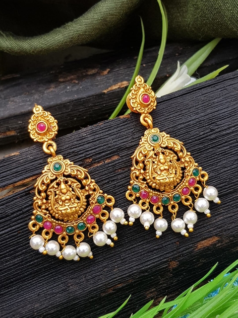 

GRIIHAM Multicoloured Contemporary Drop Earrings, Multi