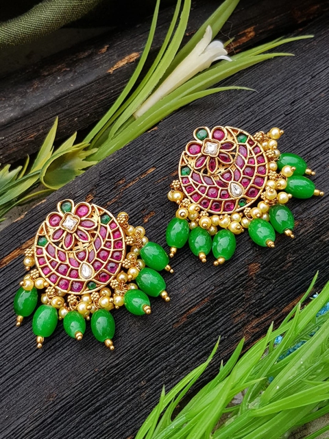 

GRIIHAM Multicoloured Contemporary Studs Earrings, Multi