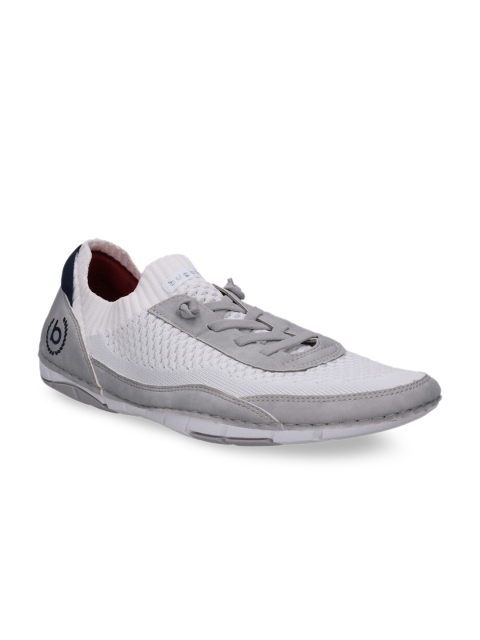 

Bugatti Men White Textured Sneakers