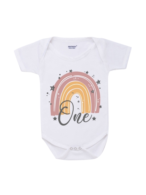 

KNITROOT Kids White One Bodysuit