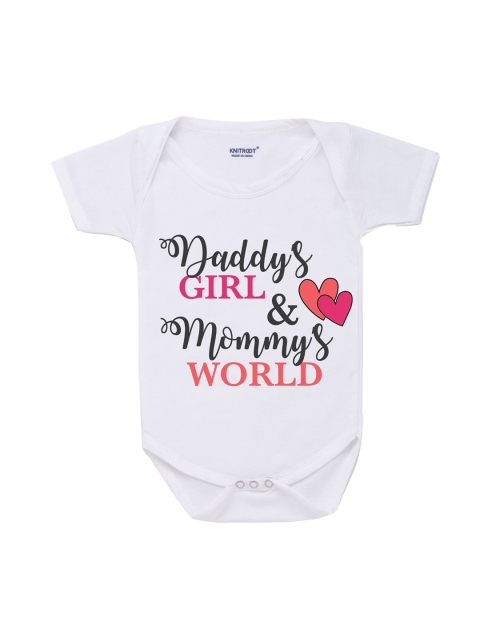 

KNITROOT Kids White Daddys Girl Bodysuit