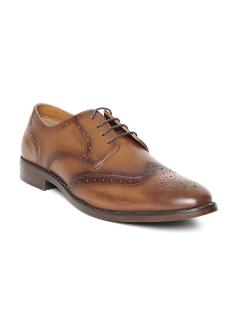 

Red Tape Men Brown Leather Brogues