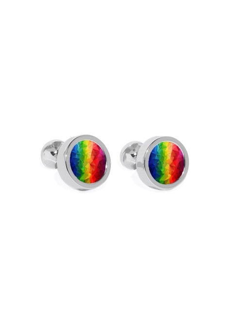 

Blacksmith Silver-Plated & Blue Cufflink