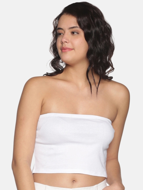 

OHA BOY White Off-Shoulder Top