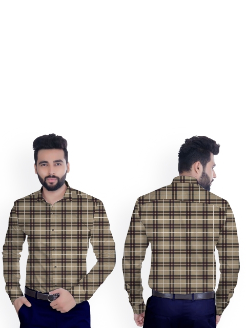 

Fashion Basket Men Brown Checked Clothing Fabric