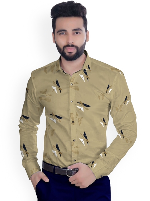 

Fashion Basket Men Olive Green Printed Clothing Fabric