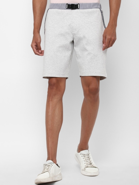 

Allen Solly Men Grey Slim Fit Shorts