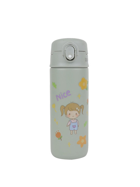 

iSWEVEN Unisex Green Printed Hyde Vacuum Insulated Stainless Steel Water Bottle