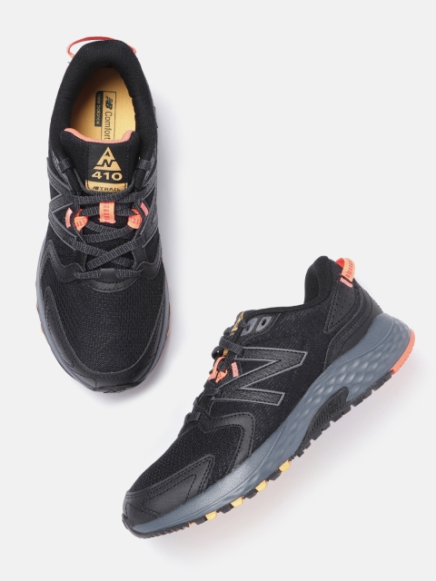 

New Balance Men Black 410 Woven Design Trail Running Shoes