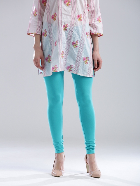 

W Turquoise Blue Leggings