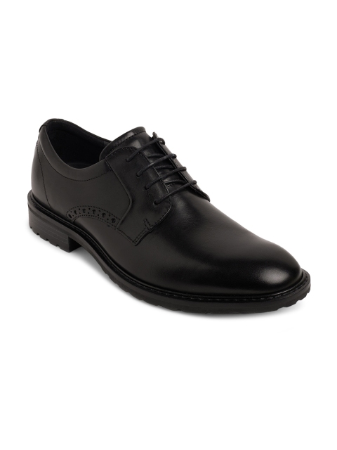 

ECCO Men Black British Traditional Solid Formal Derbys