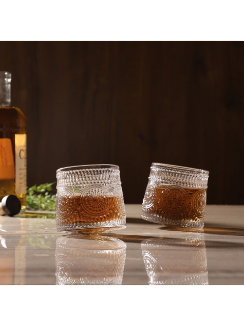 

The Decor Mart Set Of 6 Transparent Whisky Glasses