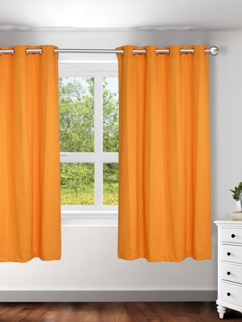 

Ariana Orange Single Regular Window Curtain