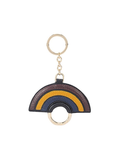 

Da Milano Unisex Black & Yellow Solid Key chain