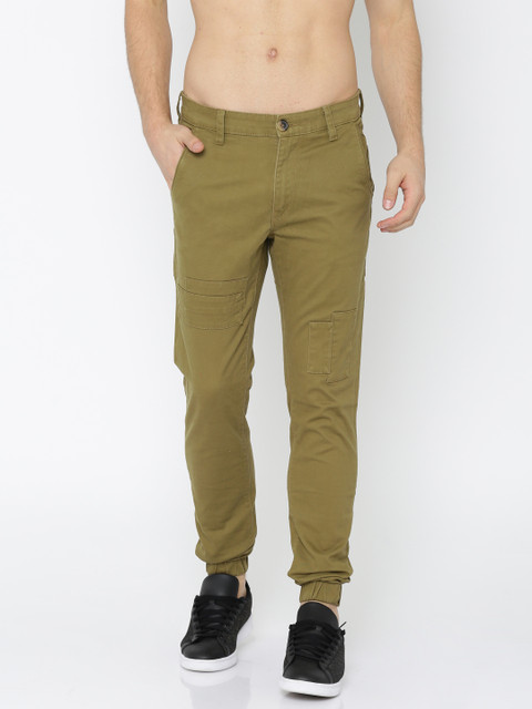 

Roadster Men Khaki Workman Patch Joggers