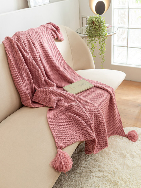 

JC Collection Rose Pink Summer Single Bed Blanket