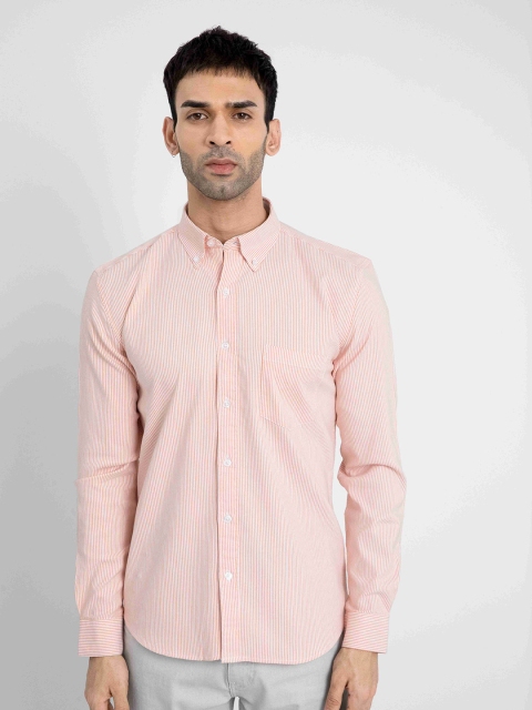 

Snitch Men Orange Slim Fit Casual Shirt