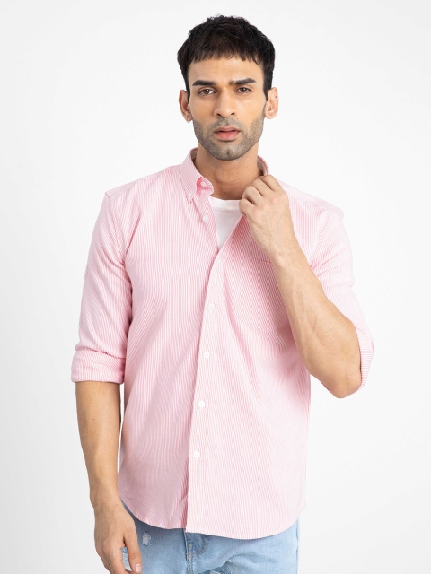 

Snitch Men Red Slim Fit Casual Shirt