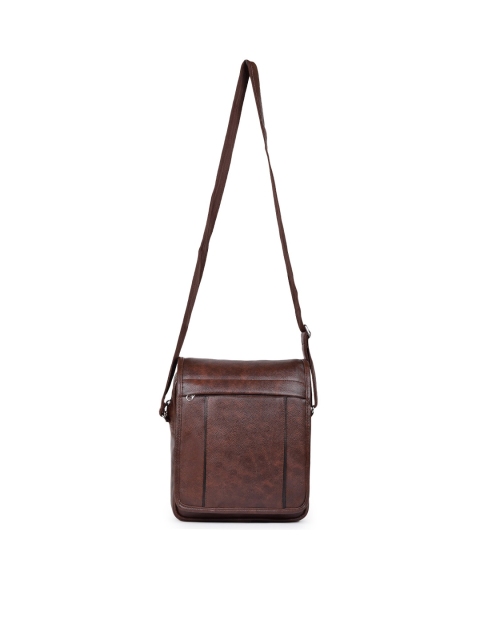 

Martucci Unisex Brown 2-Line Sling Messenger Bag
