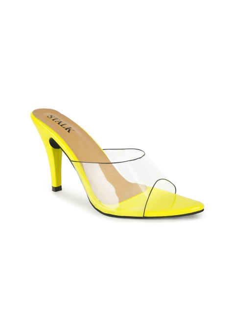

STALK Yellow Stiletto Heels