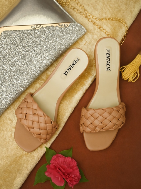 

Fentacia Pink Block Mules