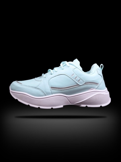 

ASIAN Women Blue Woven Design Sneakers