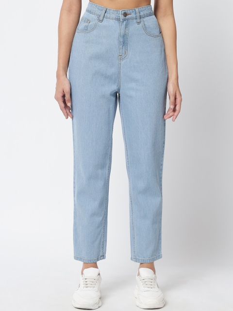 

Kotty Women Blue Jean Straight Fit High-Rise Stretchable Jeans